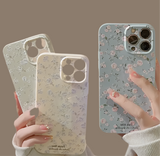 Designer Fragmented Flower Phone Cases for iPhone 14 13 12 11 Pro Max Plus Soft Case Cover