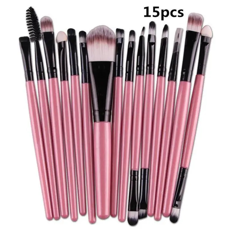 15 pcs makeup brush set