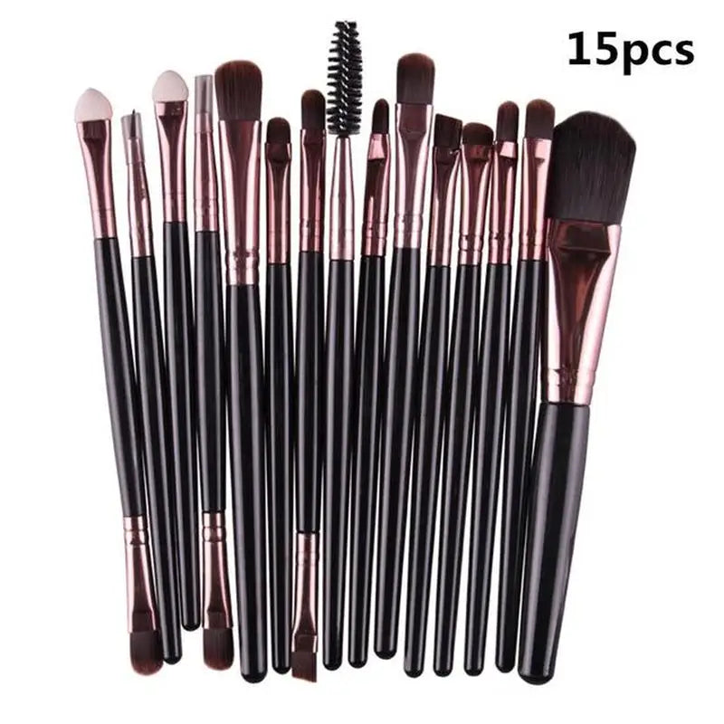 makeup brush set with 10 pcs of brushes