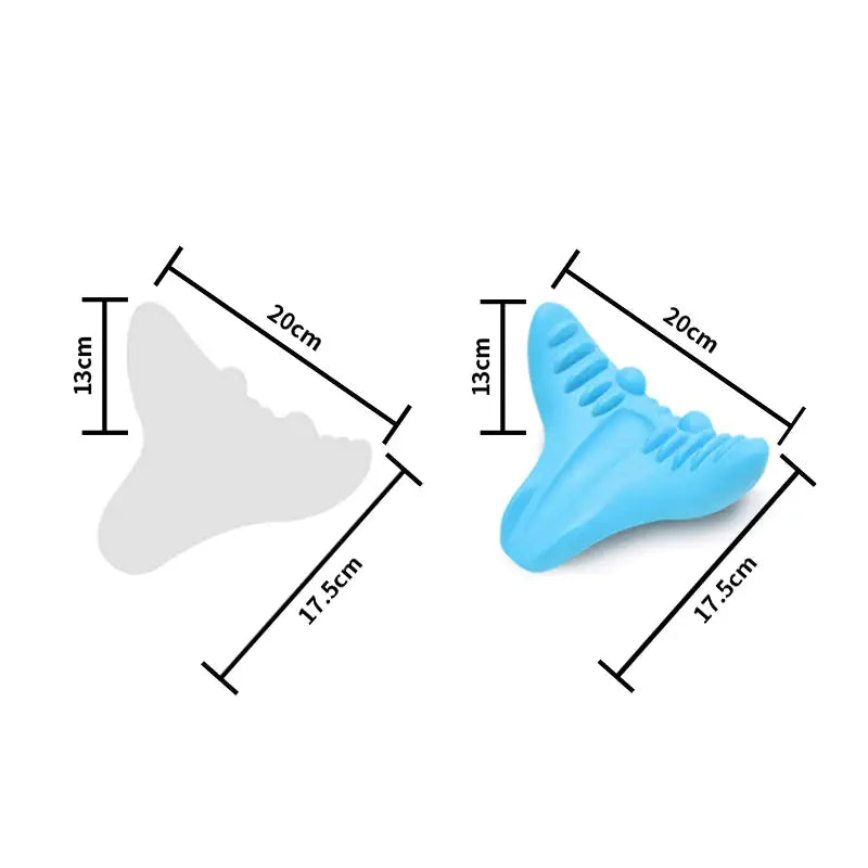 a pair of blue silicone silicone toys