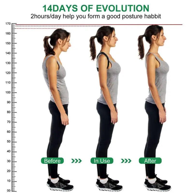 a woman in a gray tank top and black pants, with the words, 4 days of evolution