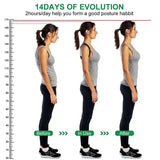 a woman in a gray tank top and black pants, with the words, 4 days of evolution