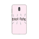 the 1975 logo pink phone case