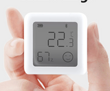 Tuya Smart Temperature & Humidity Sensor with LCD Display - WiFi Bluetooth Thermometer Control via SmartLife Google Alexa Apps