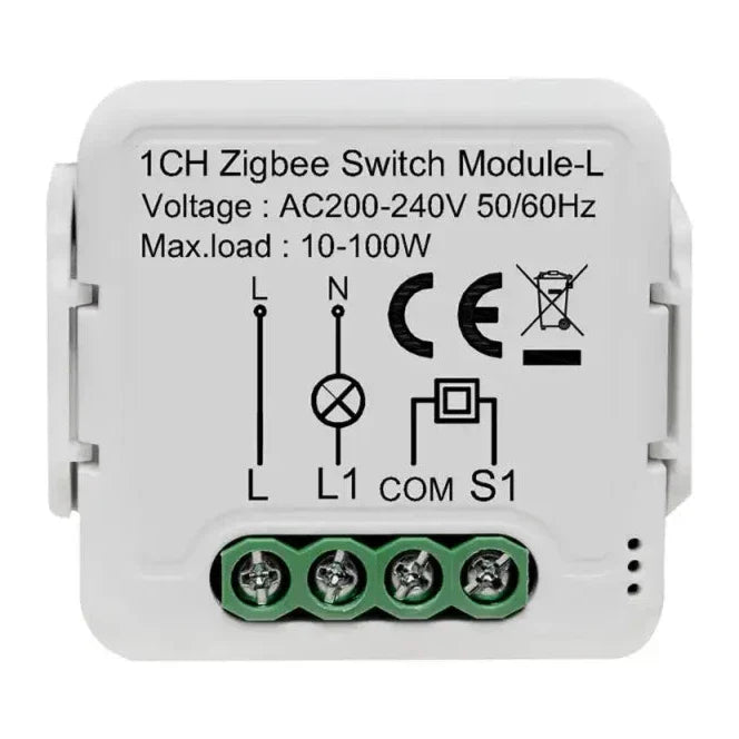 1ch zigbee switch module - 1 - 10v - 10a