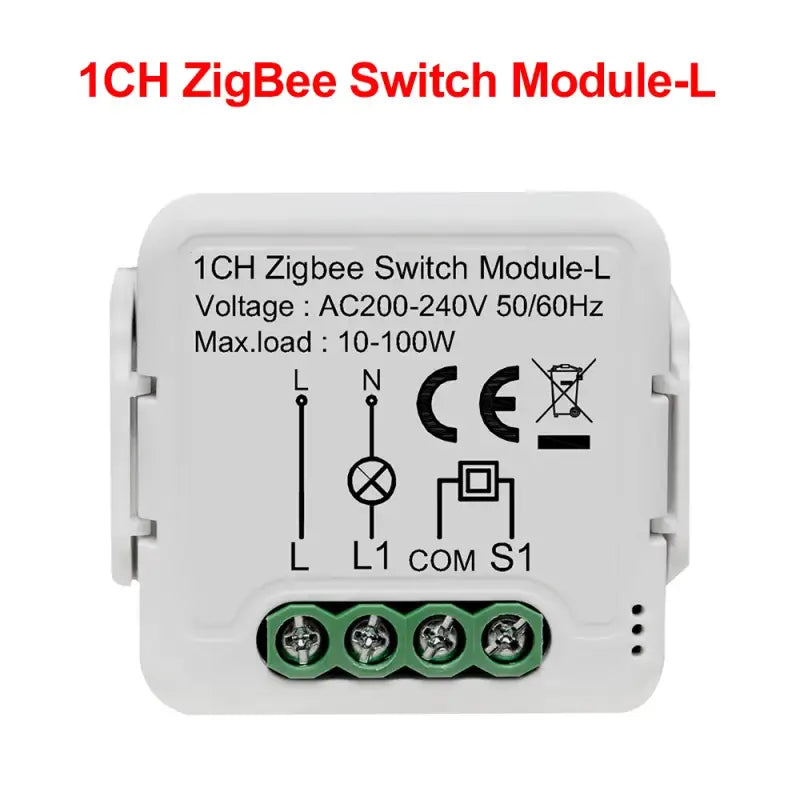 1ch zigbee switch module - 1 - 10v - 10a