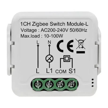 1ch zigbee switch module - 1 - 10v - 10a