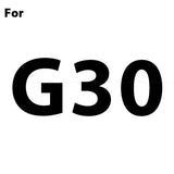 the letter g30 is a black and white font with a black and white background