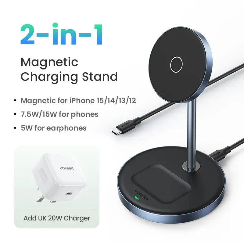 2 in 1 magnetic charging stand