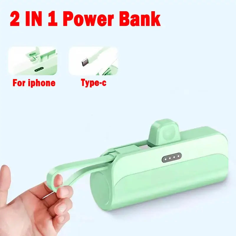 2 in 1 power bank for iphone