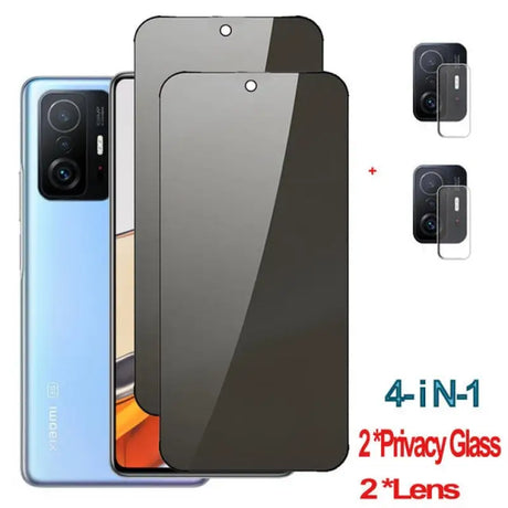 2 in 1 tempered screen protector for xiao p40