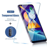 2 in 1 tempered screen protector for samsung galaxy s10