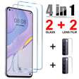 2 in 1 tempered screen protector for iphone x