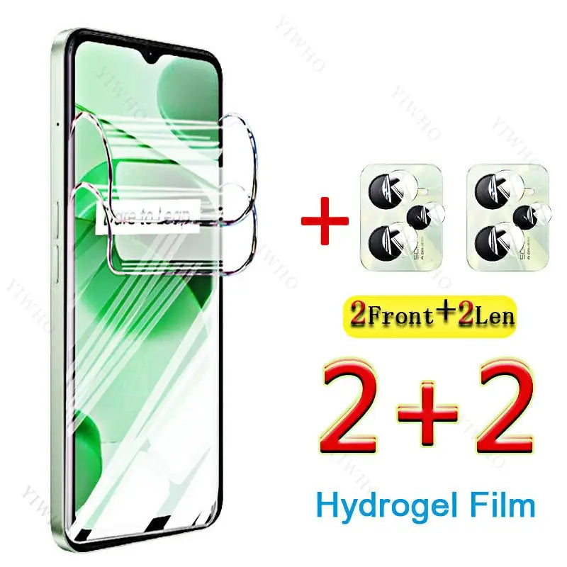 2 in 1 tempered screen protector for iphone x