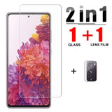 2 in 1 tempered screen protector for samsung s9