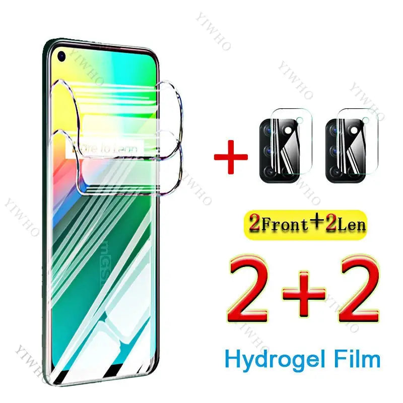 2 in 1 tempered screen protector for iphone x