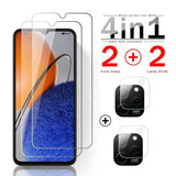 2 in 1 tempered screen protector for iphone x