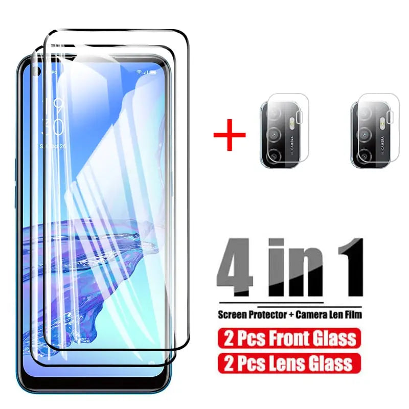 2 in 1 tempered screen protector for samsung galaxy s9
