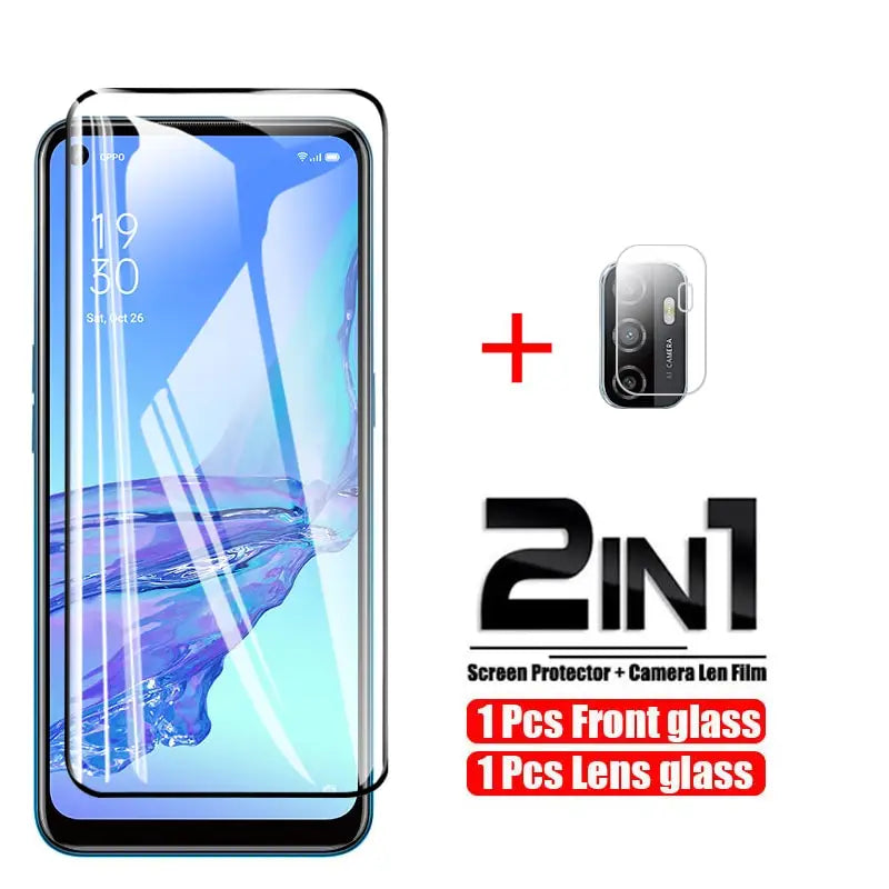 2 in 1 tempered screen protector for samsung s9