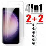 2 in 1 tempered screen protector for iphone 11