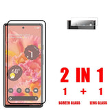 2 in 1 tempered screen protector for lg x