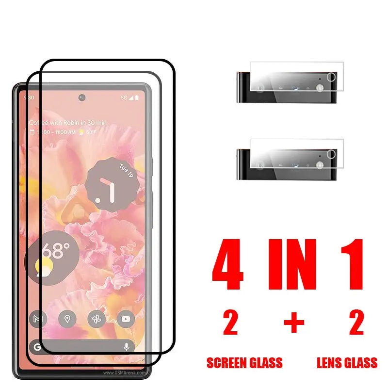 2 in 1 tempered screen protector for lgx