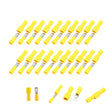 10 pcs yellow plastic cable connectors for tv cable