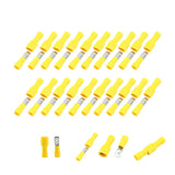 10 pcs yellow plastic cable connectors for tv cable