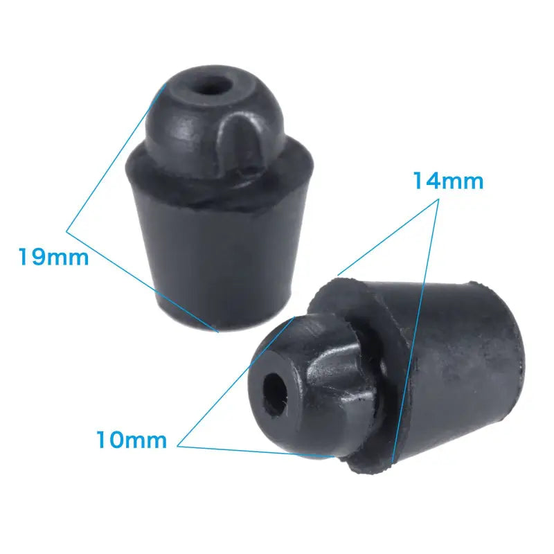 2 pcs black plastic screws for electric motor