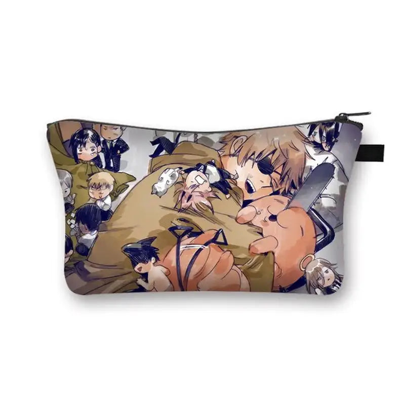 anime characters makeup bag