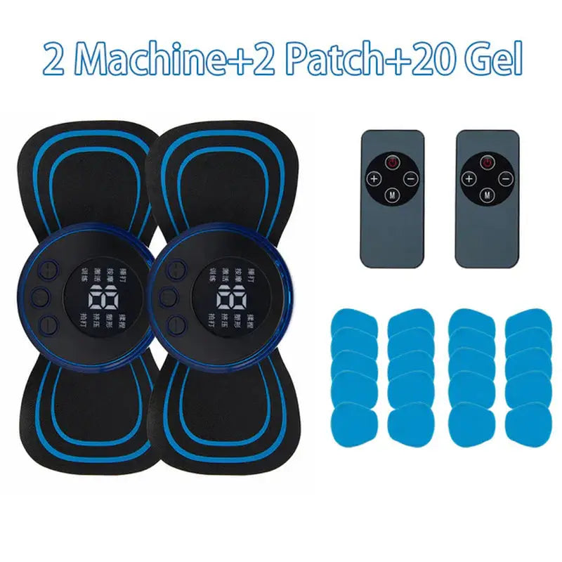 2 pairs of massage pads with 2 pads