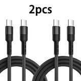 2 pack of 2 - in - 1 usb cable with lightning charging