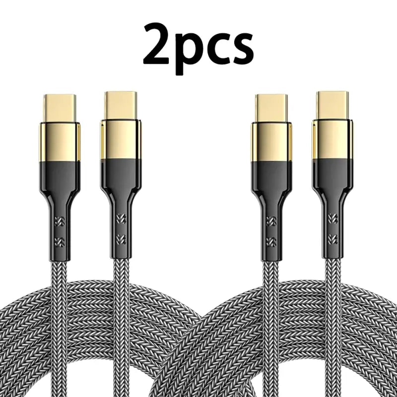 2 pack of 2m usb cable for iphone and ipad