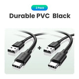 2 pack usb cable for iphone and ipad