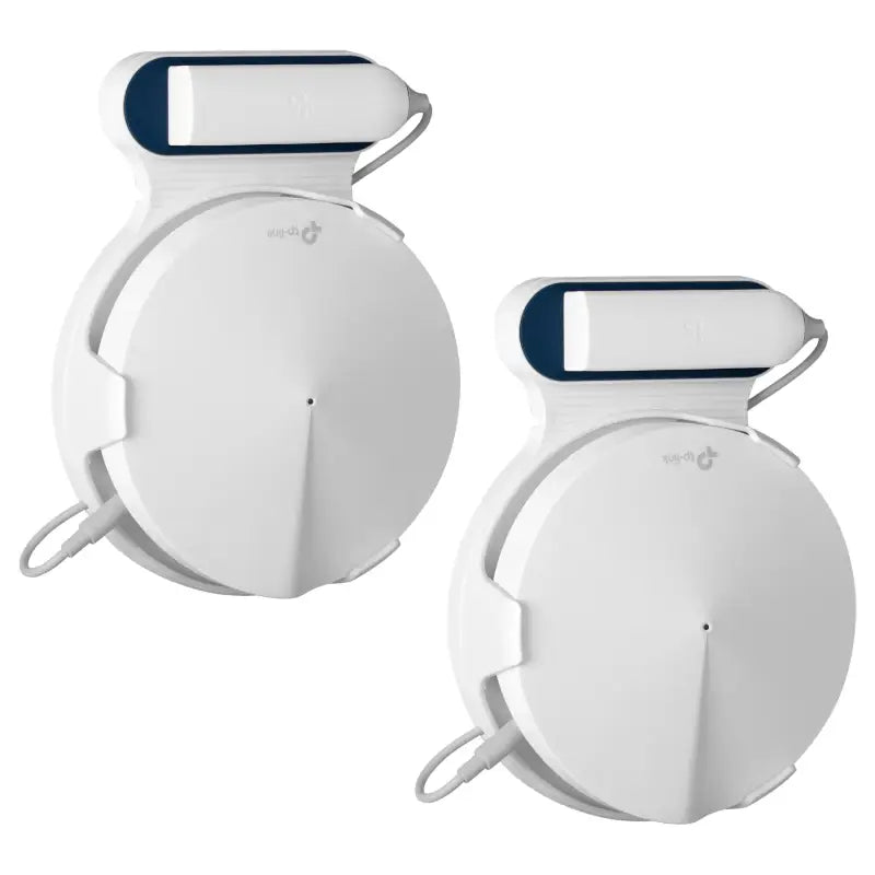 2 pack of white wall mounted toilet paper dispenser