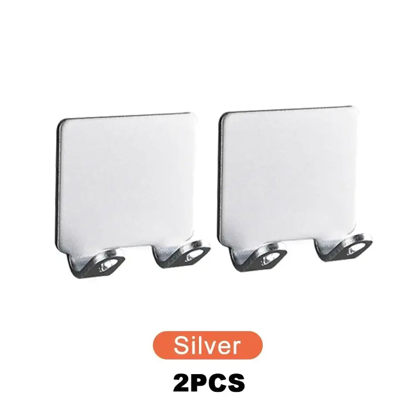 2 pcs stainless steel wall mounted toilet paper holder holder