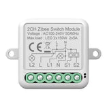 the 2 - phase led module is a white plastic housing with green leds