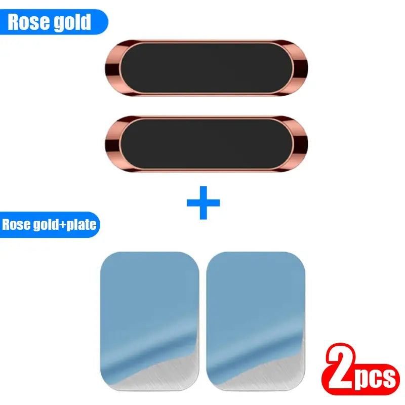 2 pcs rose gold plated double sided mirror glass for iphone x