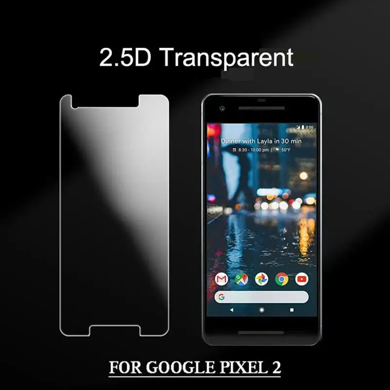 2 5d transparent screen protector for google pixel 2