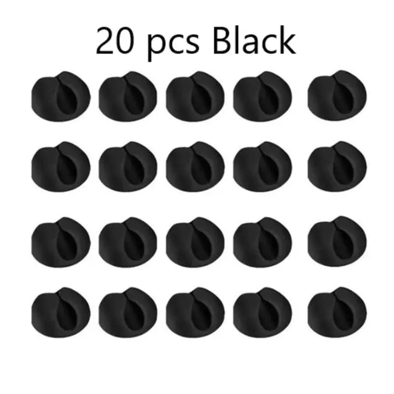 20 pcs black silicon ear plugs