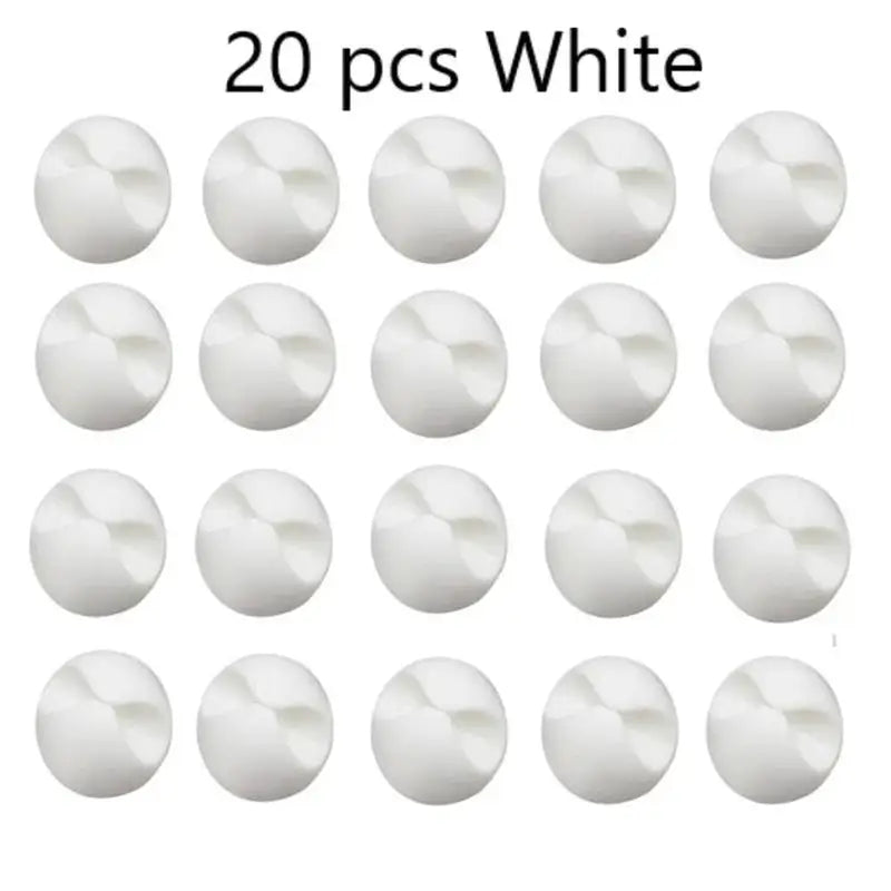 20 pcs white plastic eggs for easter decoration