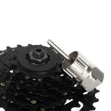 a close up of a bicycle chain with a sprocking gear