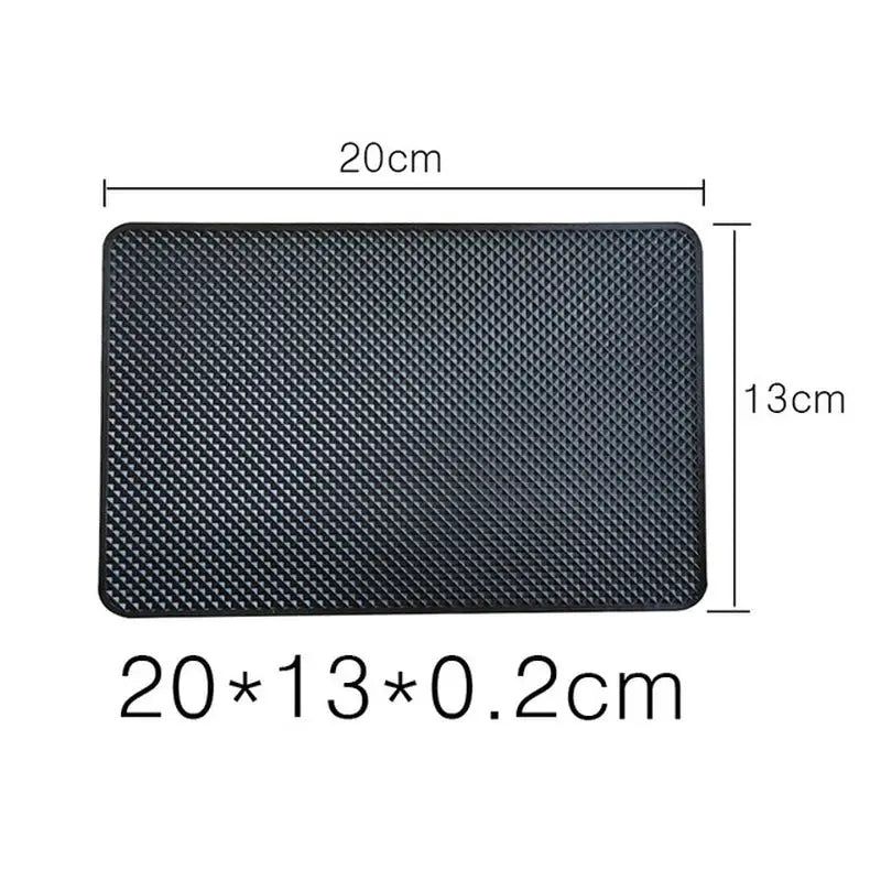 a black mat mat with a white background