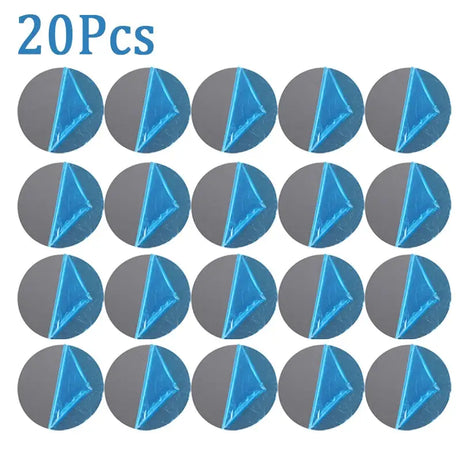 20 pcs blue metallic foil round stickers for crafts crafts crafts