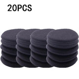 20pcs / pack black round sponge pads for hair removal