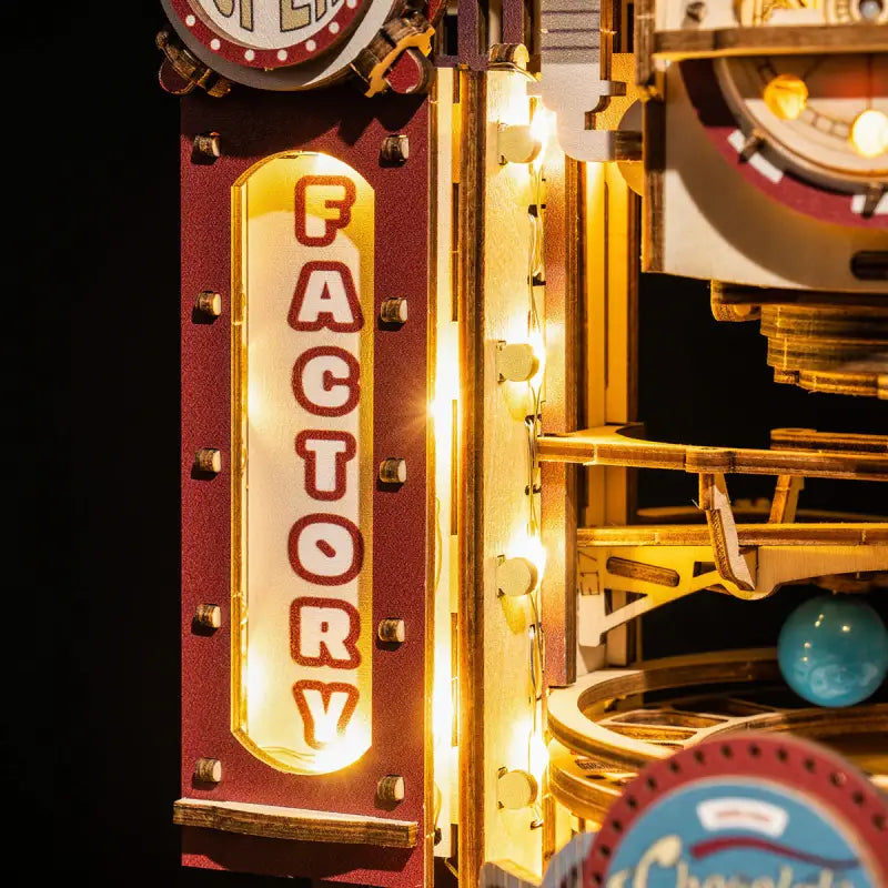 a clock with a sign that says’lucky ’