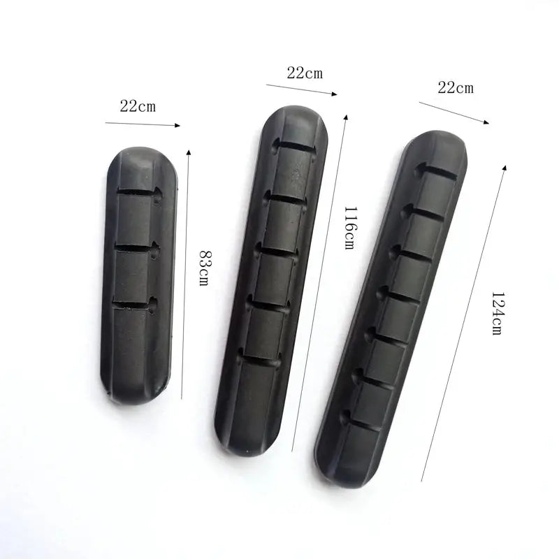 the black plastic door handle cover for the door handle