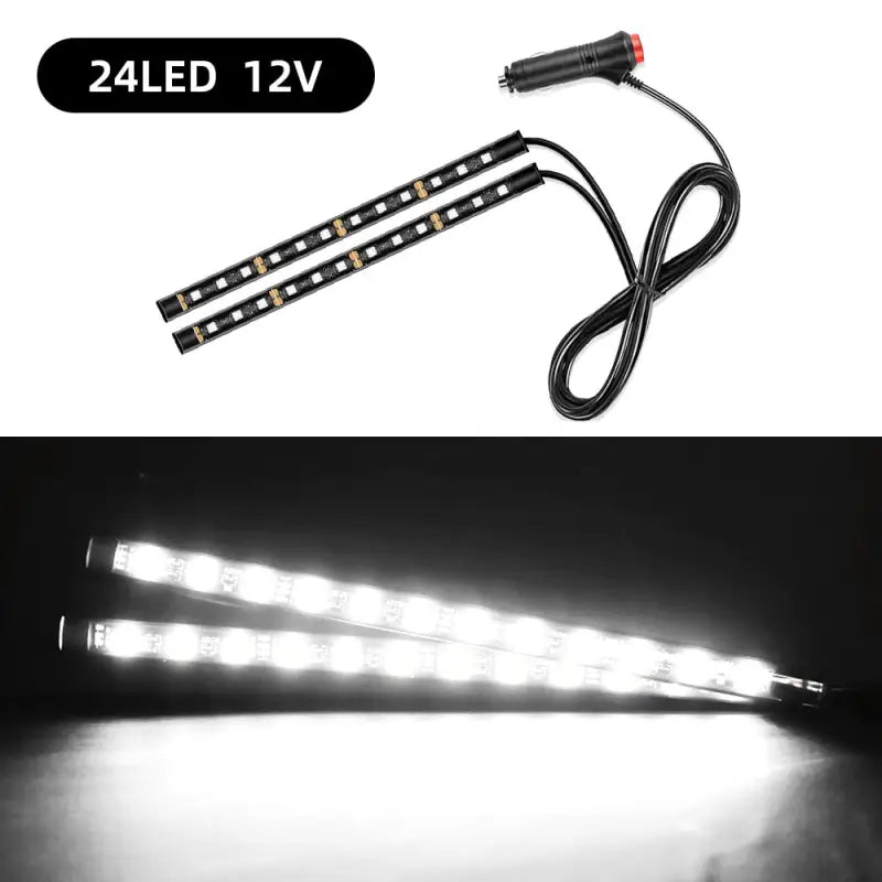 2x 24led 12leds car truck led strip light bar light bar lamp