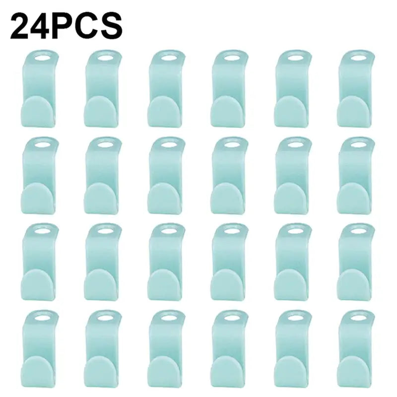 24 pcs clear blue plastic bottle stoppers for bottles