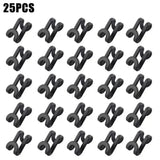 20 pcs black plastic screws for sewing machine